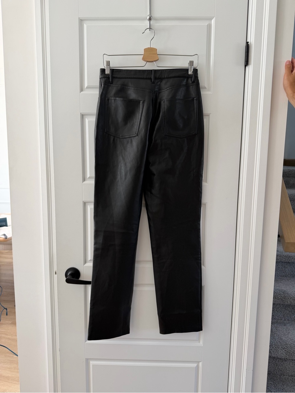 Wilfred Black Faux Leather Pants - Picture 3 of 7